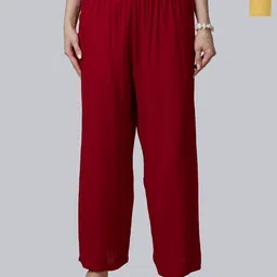 URBAN TRENDING Women Pack of 2 Solid Wide Leg Slip-On Palazzos-picture-21