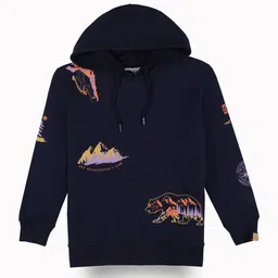 Gini and Jony Boys Printed Hooded Casual Sweatshirt-picture-24