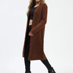 Madame Acrylic Open Front Longline Shrug image 3