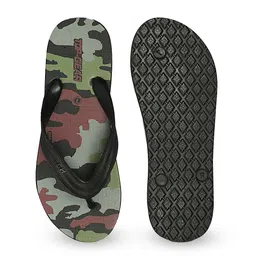TGH Men Printed Rubber Thong Flip-Flops image 2