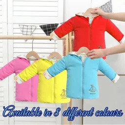 VParents Kids Gray Open Front Hooded Jacket image 2