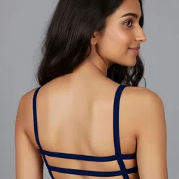 ComfyStyle Pack of 3 Seamless Full Coverage Styled Back Bralette Bra image 4