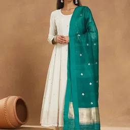 Fabindia Floral Woven Design Dupatta-picture-17