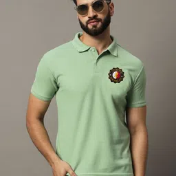 SZN Men Polo Collar Moisture Wicking Applique T-shirt-picture-35