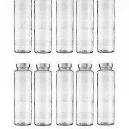 SOMIL Set Of Transparent Glass Water Bottle-picture-1