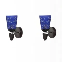 SOMIL Blue Glass Cylinder Wall Lamps-picture-31