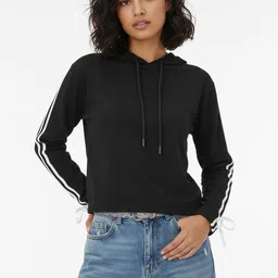 glitchez Hooded Crop Pullover-picture-11