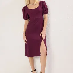 Trendyol Puff Sleeve Sheath Dress-picture-29