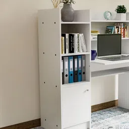 neuspace White Engineered Wood Study Table-picture-21