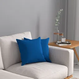 ROSARA HOME Blue Set of 2 Square Cushion Covers image 1