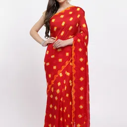 Kishori Sarees Tie and Dye Pure Silk Saree-image-0