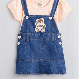 Hopscotch Girls Cotton Pinafore Dresses-picture-23
