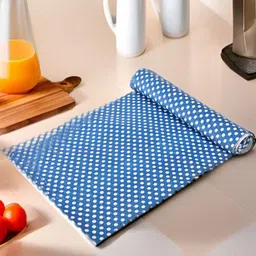 REVEXO Blue & White Printed Water-Resistant Shelf Liner-picture-19