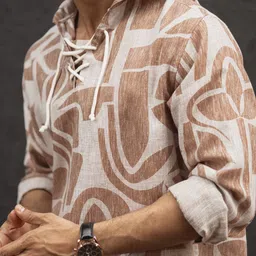 Powerlook Men Opaque Printed Casual Shirt image 2