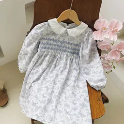 LULU & SKY Print Puff Sleeve Fit & Flare Dress-picture-28