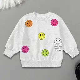 FOREVER FRIDAY Girls Graphic Printed Pure Cotton Sweatshirt-picture-32