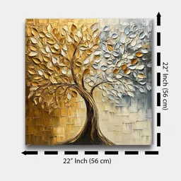 Art Street Multicoloured & Multicoloured Single Piece Canvas Other Wall Paintings image 4