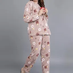Belfry Printed Round Neck Night Suits-picture-12