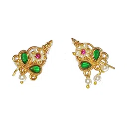 Adhira's Geometric Drop Earrings image 2