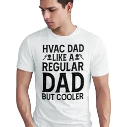 Seekbuylove Typography Father'S Day Gift Printed Round Neck Bio Finish Pure Cotton T-shirt-picture-20