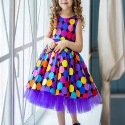 Harshiv Creation Checked Satin Fit & Flare Dress-picture-10