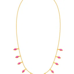 Bhima Jewels 22K BIS Hallmark 916 Purity Gold Mystic Drop Gold Fancy Necklace-picture-10