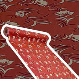 Mopak Decor Maroon Set of 1 Regular Shelf Liner Organisers image 2