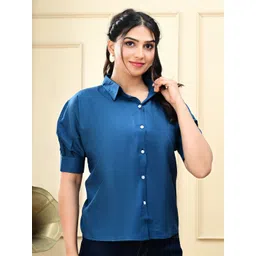 rf clothes Cuffed Sleeves Shirt Style Top image 4