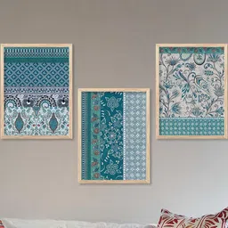 walllane Traditional Wall Art With Frame Home Decor Wall Painting For Living Room Office Bedroom image 3