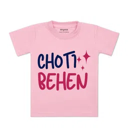 Arvesa Kids Typography Printed Cotton T-shirt-picture-27