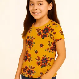 FASLA Girls Cotton Tshirts image 2