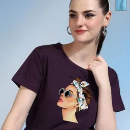 Metronaut Women 2 Printed Bio Finish T-shirt-image-55