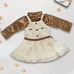 we11 Girls Printed Top with Trousers-image-0