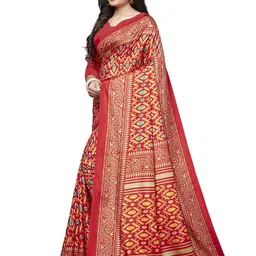 KALINI Printed Saree with Blouse Piece image 5