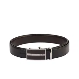Cazzano Men Textured Belt With Slider Buckle-picture-28