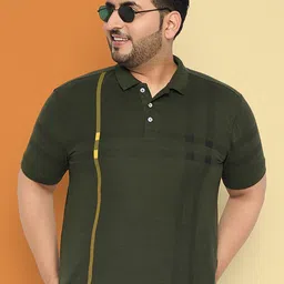 RELANE Men Printed Polo Collar Applique T-shirt-picture-11