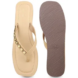 Inc 5 Women Embellished Open Toe Flats image 2