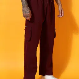 GRIFFEL Men Printed Straight Fit Track Pants image 2