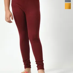 KAYU Girls Pack Of 3 Ankle Length Leggings-picture-52