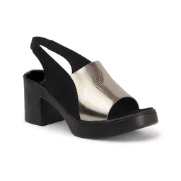 Try Me Women Solid Block Sandals image 5