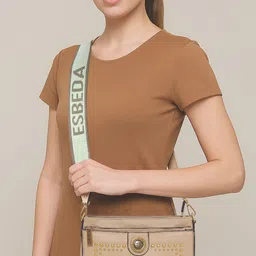 ESBEDA Women Textured Shopper Embellished Shoulder Bag-image-27
