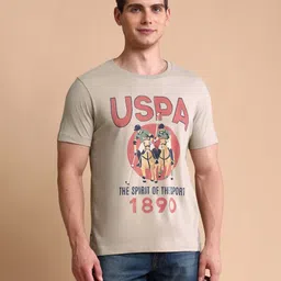 U.S. Polo Assn. Denim Co. Men Graphic Printed Muscle Fit Cotton T-shirt-picture-11