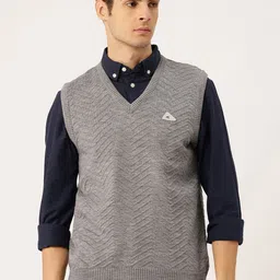Monte Carlo Chevron V-Neck Sweater Vest-picture-39