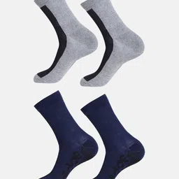 ADIDAS Men Pack Of 4 Patterned Calf Length Socks-image-28
