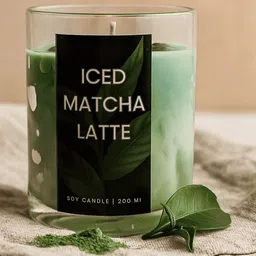 Earthly Edges Green & Green Jar Candle image 2