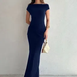 StyleCast One Shoulder Bodycon Maxi Dress-image-5