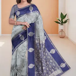 Ramraj Ethnic Motifs Zari Art Silk Saree-picture-29