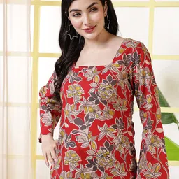 Nayo Floral Printed Cotton Tunic-picture-25