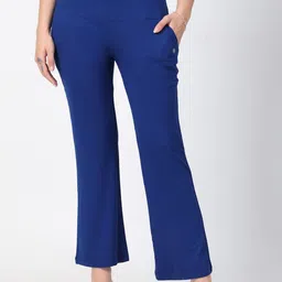 House Of Zelena Women Flared High-Rise Maternity Trousers-image-71
