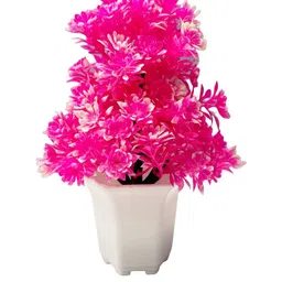 Dekorly Multi Plastic Artificial Flowers & Plants With Pot image 3
